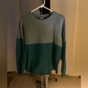 PINK Sweatshirt in Teal-Loose Fit